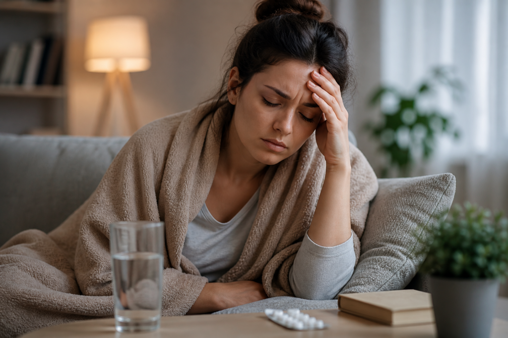 Síntomas después de una limpieza energética como cansancio, dolor de cabeza y ansiedad